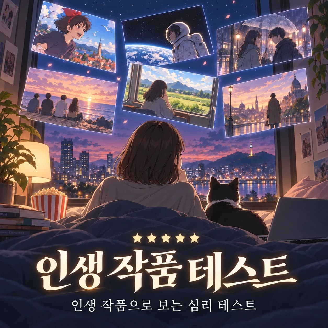 인생 작품 테스트 표지 — 인생 작품으로 보는 심리 테스트