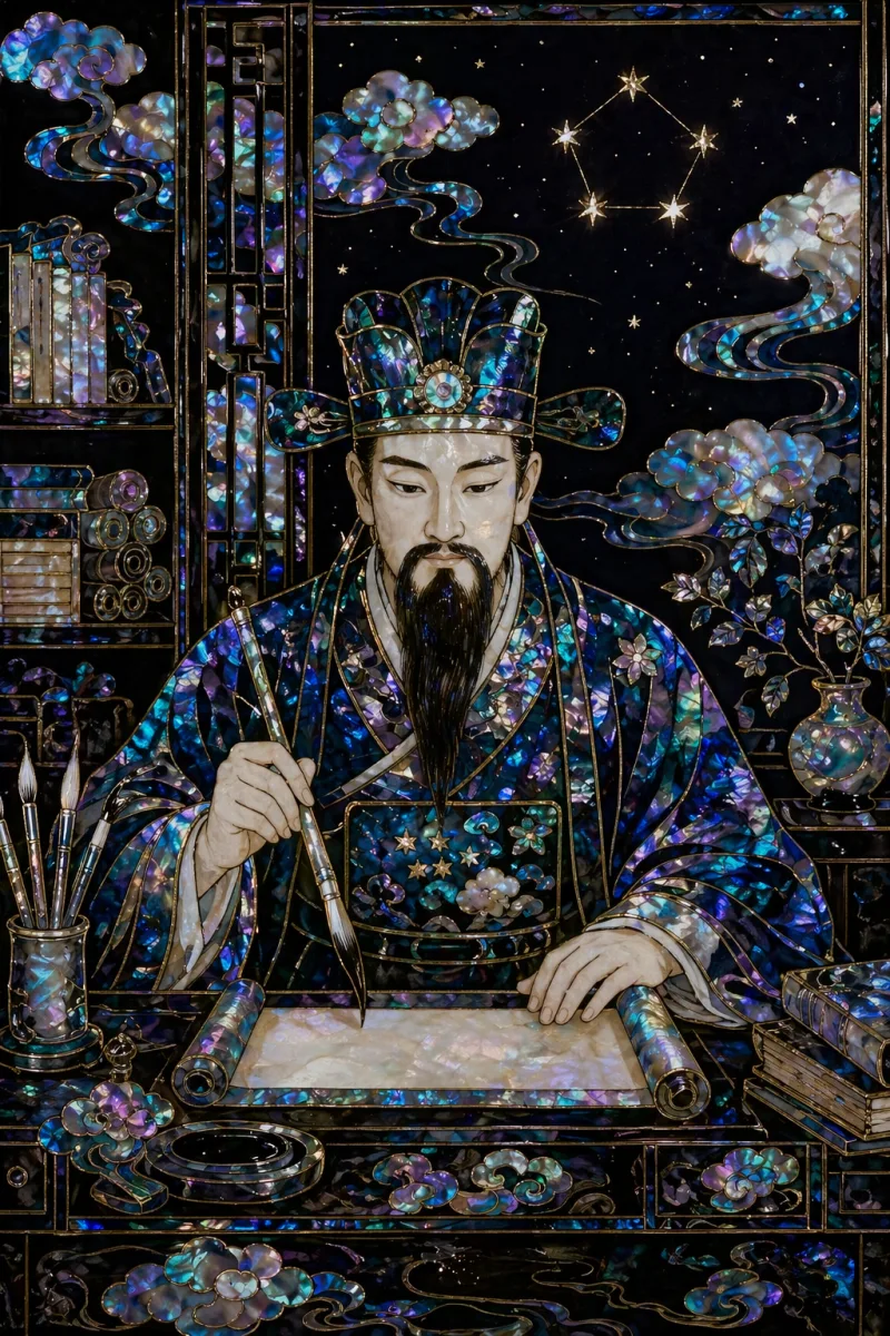 문창제군 무신도