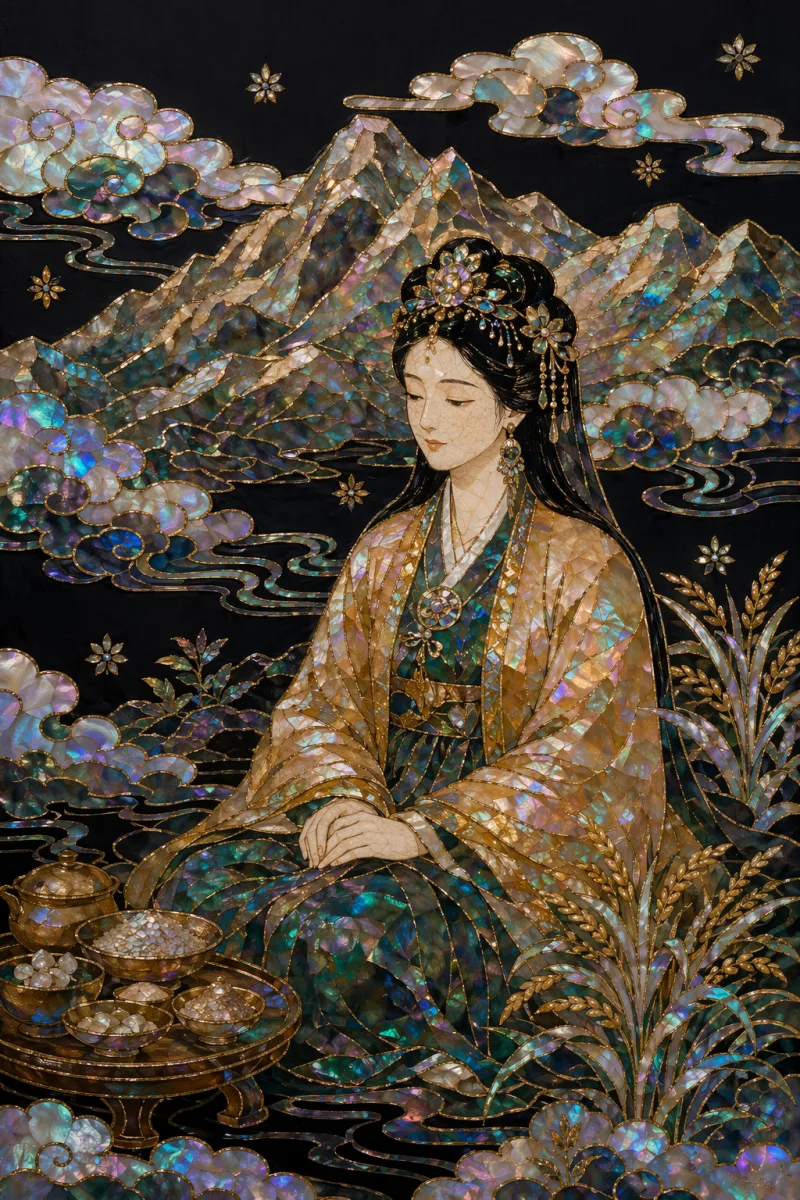 지리산 성모 무신도