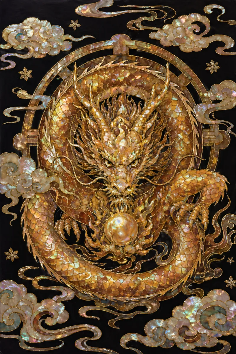 황룡 무신도