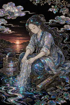 물할미 무신도